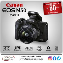 Cámara Canon EOS M50 kit 15-45mm f/3.5-6.3 IS STM